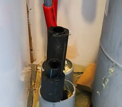 Laite irrotettiin keruupiiristä, lämmityspiiristä ja sähköverkosta.
