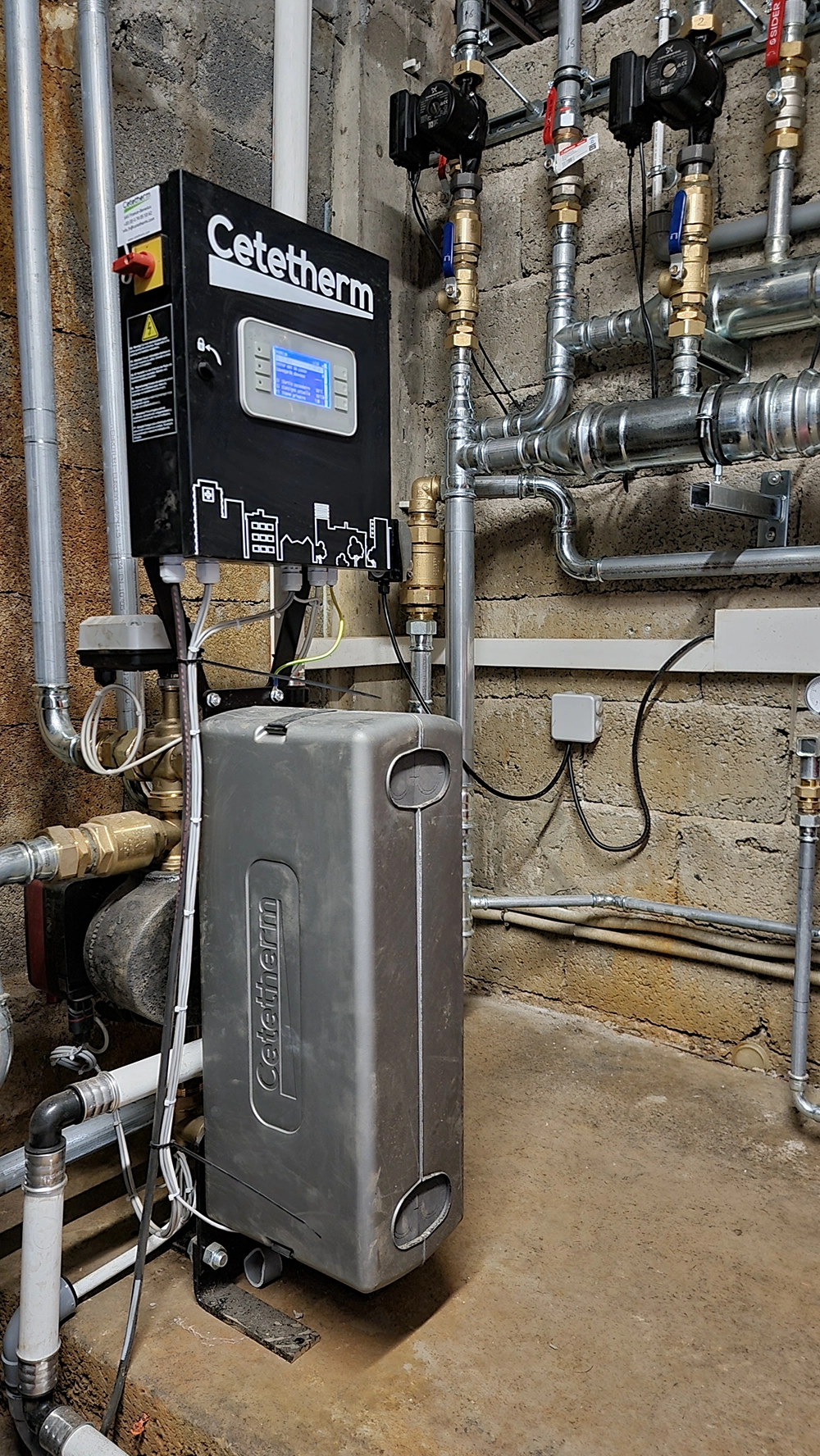 Production d'eau chaude pour bâtiment collectif