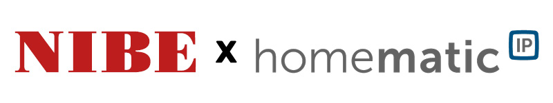 Logo NIBE x homematic IP