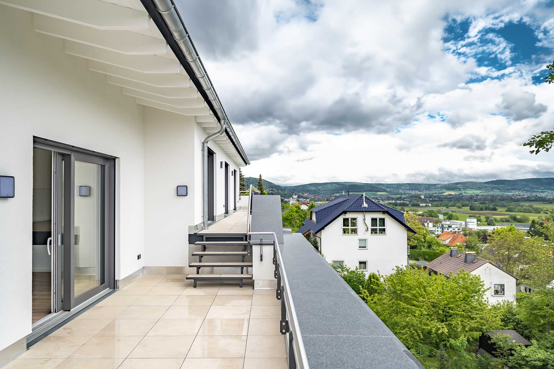 Dachterrasse vom MFH in Gelnhausen