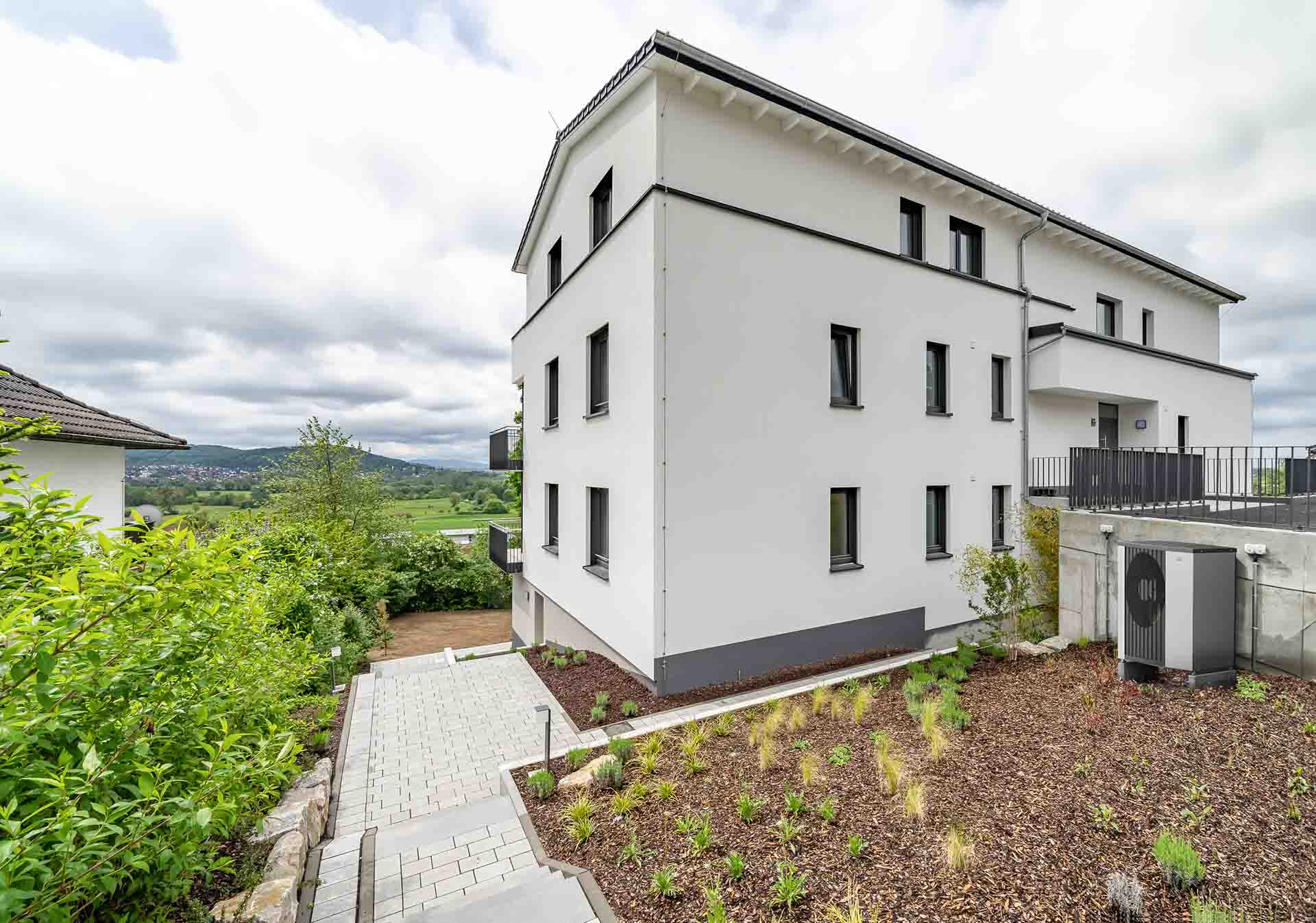 Mehrfamilienhaus in Gelnhausen mit NIBE Luft/Wasser-Wärmepumpe