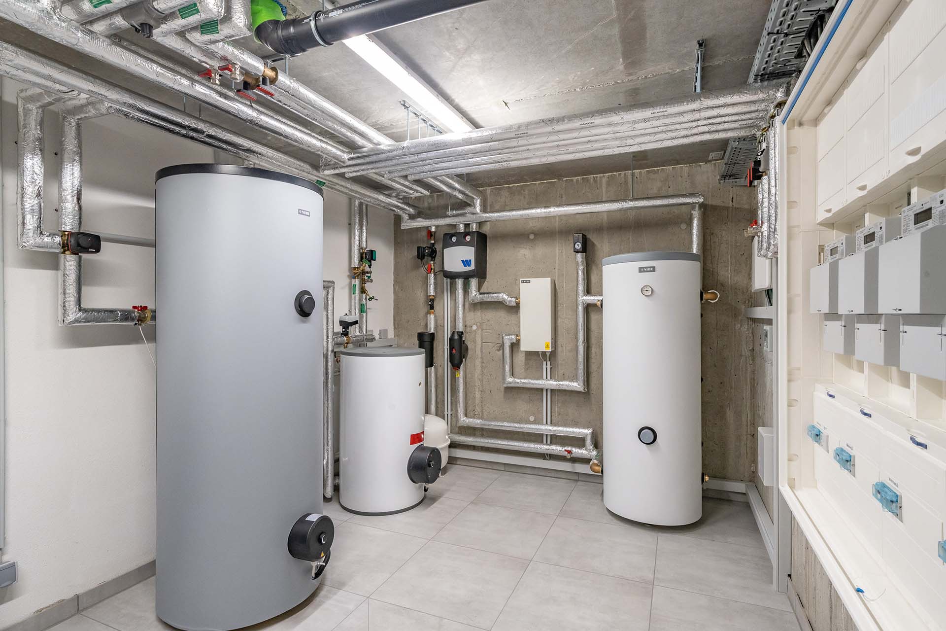 Technikraum vom Mehrfamilienhaus