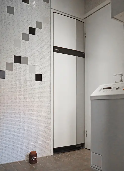 NIBE S735 on hiljainen ja huomaamaton