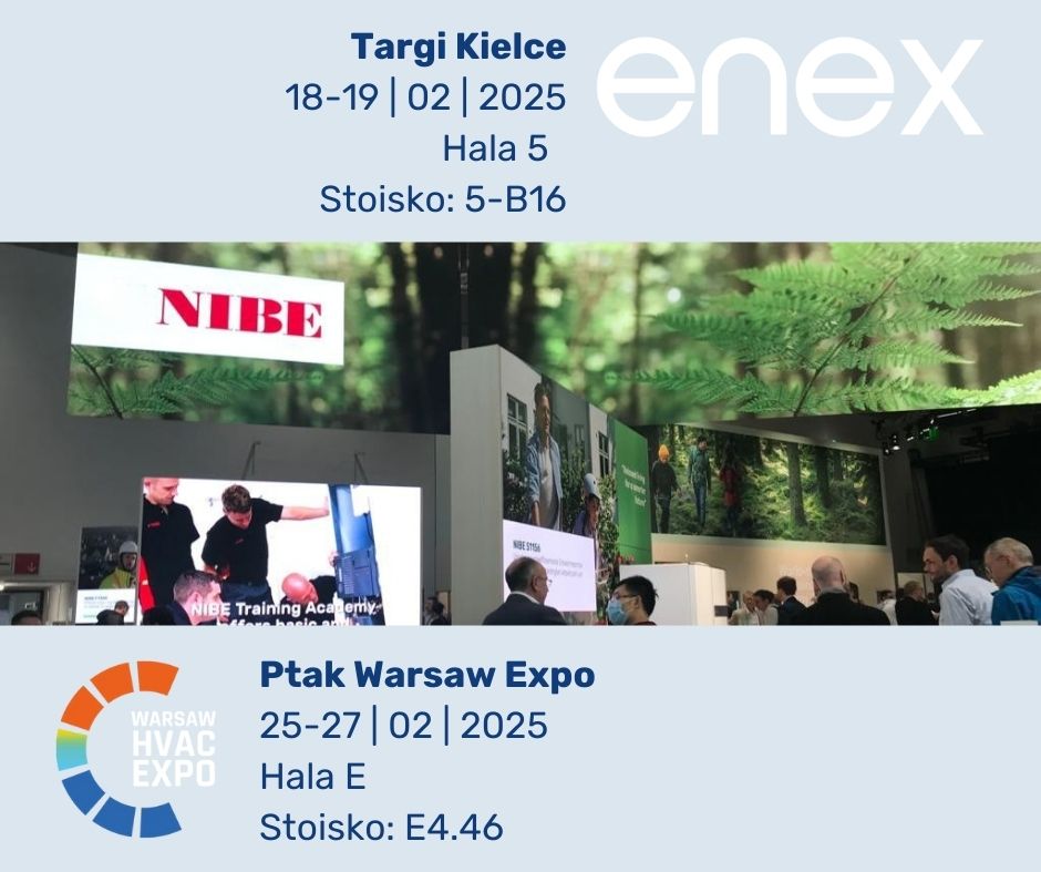 ODWIEDŹ NAS NA TARGACH ENEX I HVAC W LUTYM !