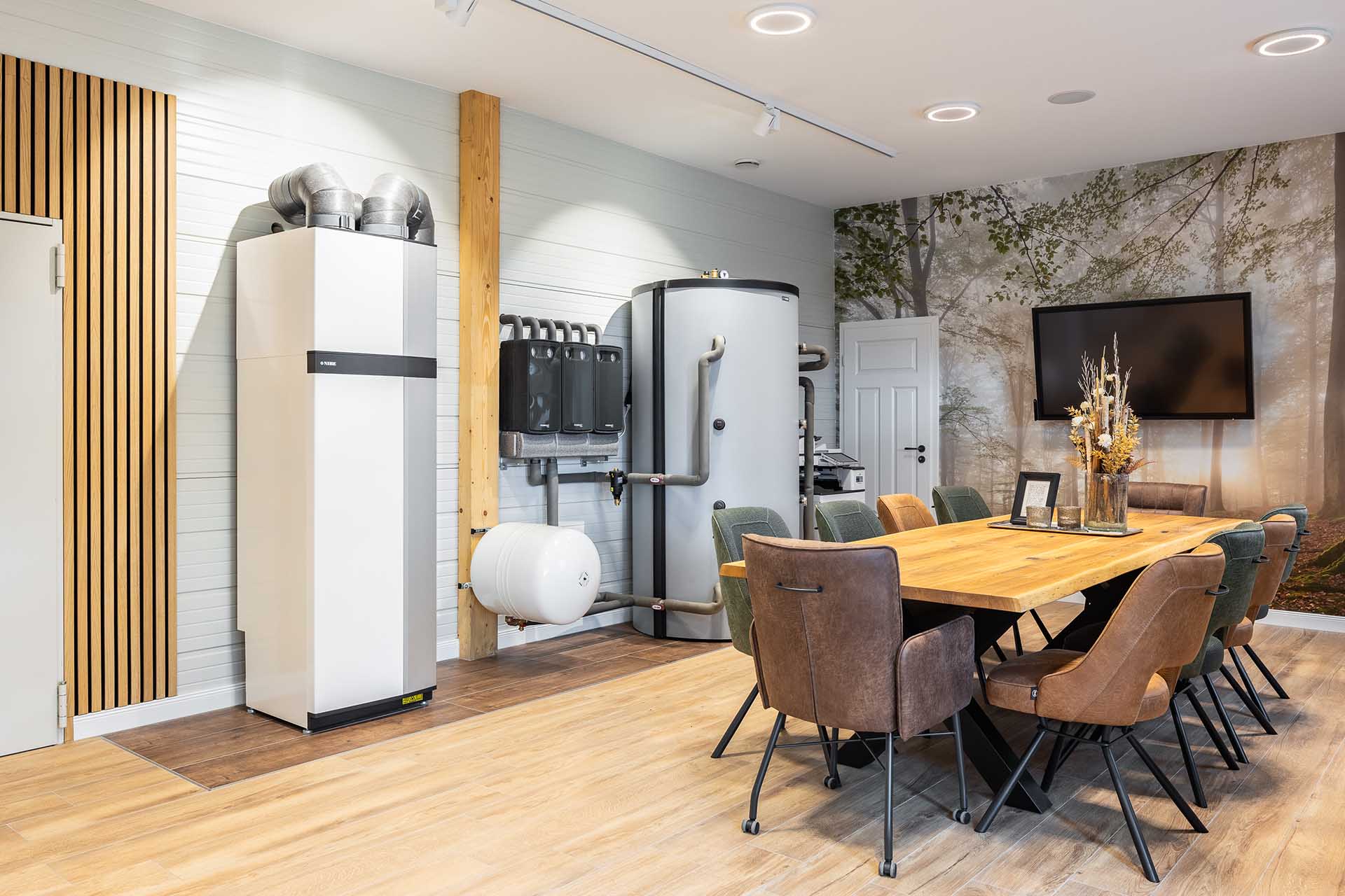 Abluft-Wärmepumpe NIBE S735 im Showroom