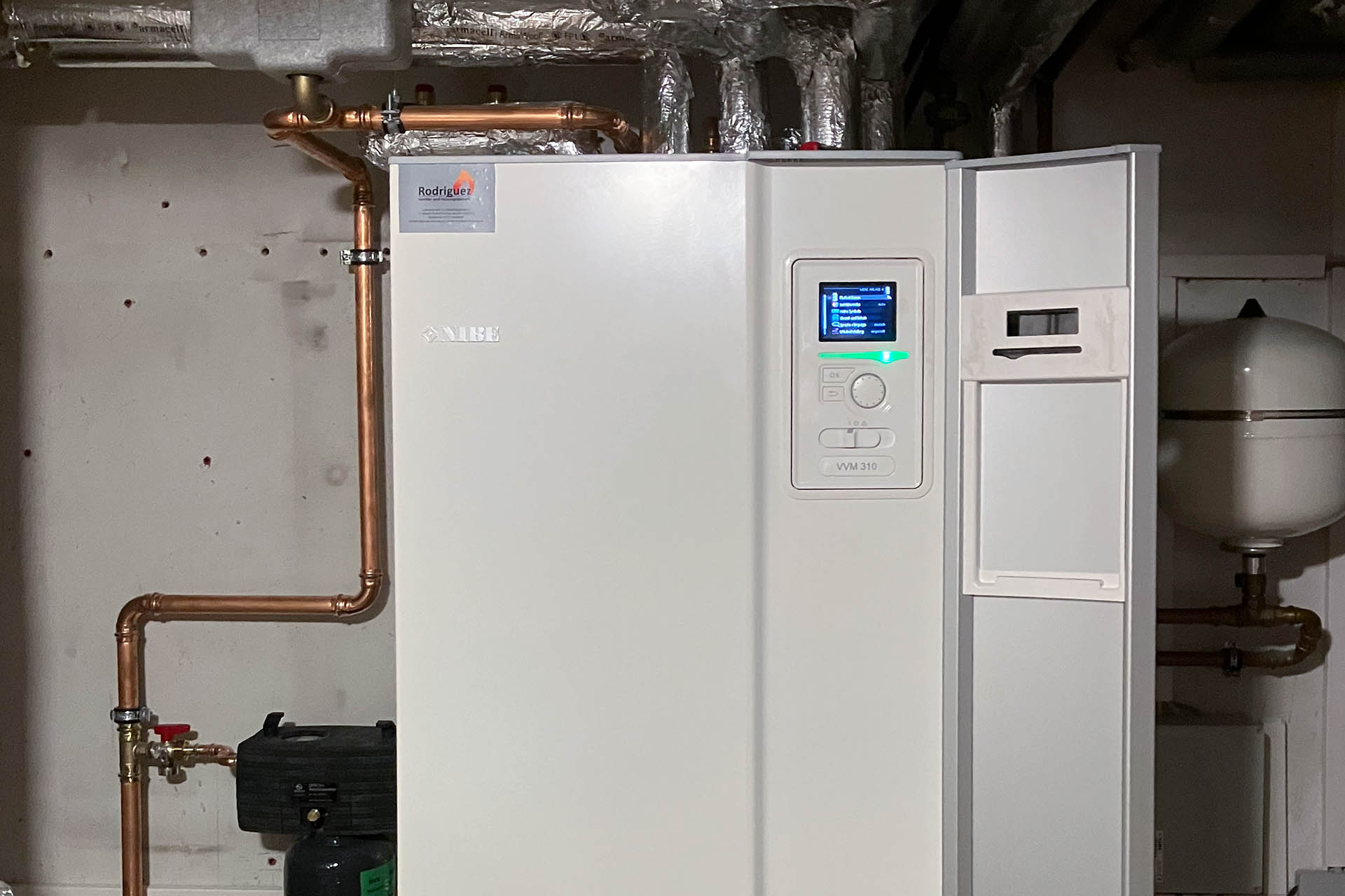 NIBE VVM 310 im Keller