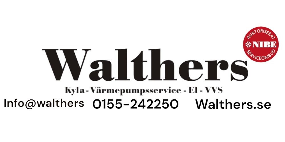 Walthers i nyköping installerar nibe värmepumpar