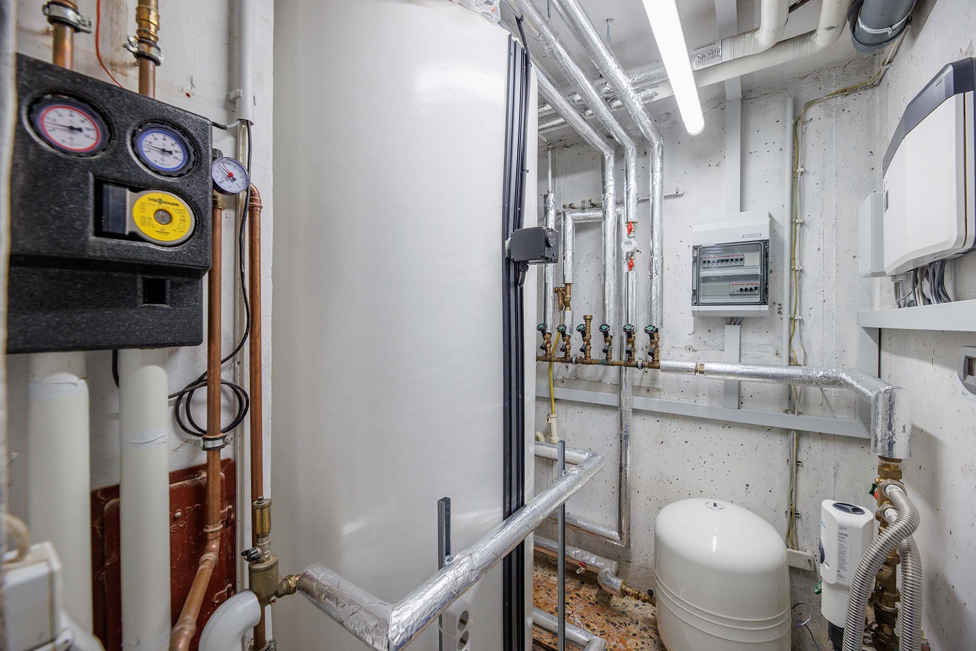 Heizungsraum im Mehrfamilienhaus in Westerheim