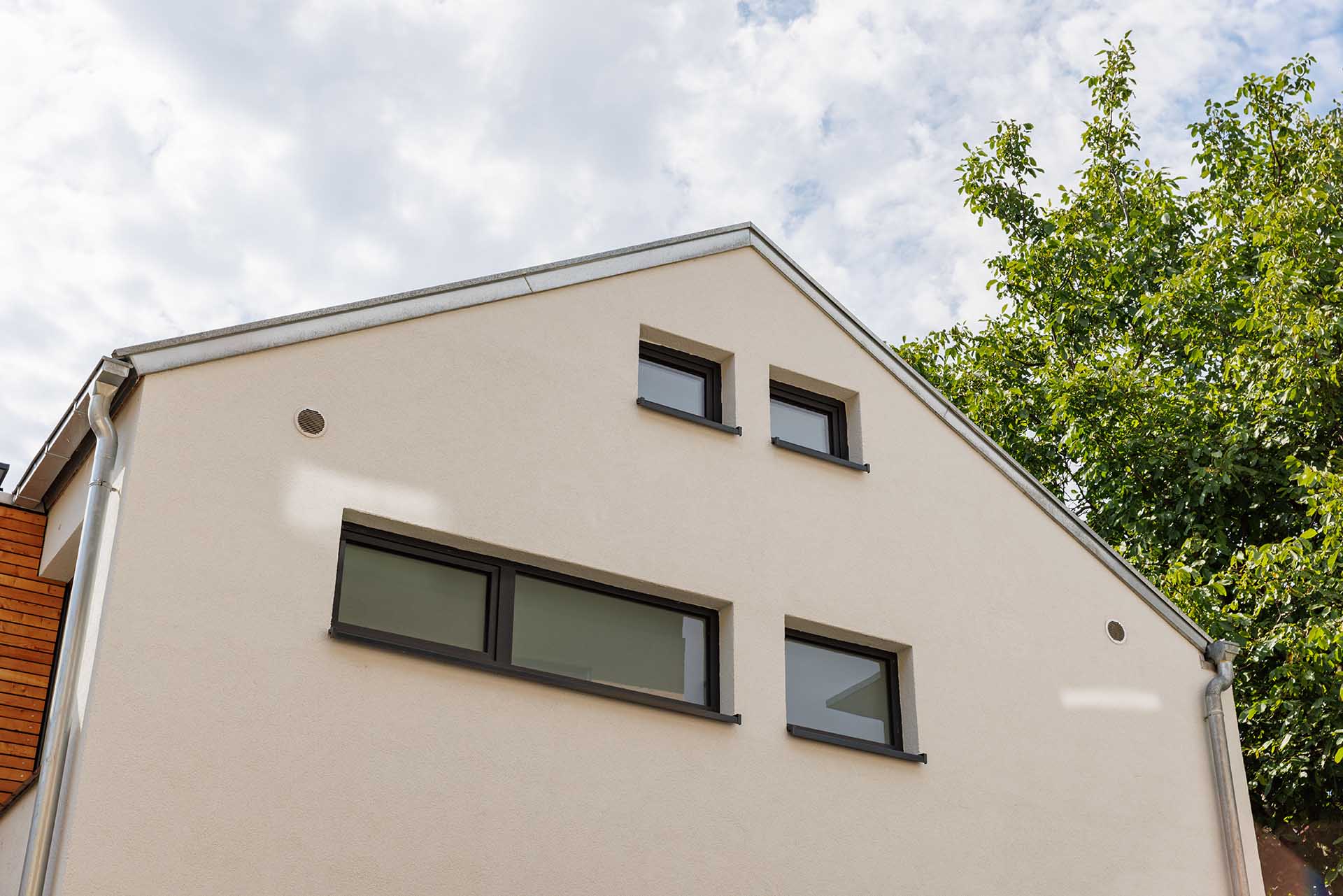 Frischluftventile in der Fassade