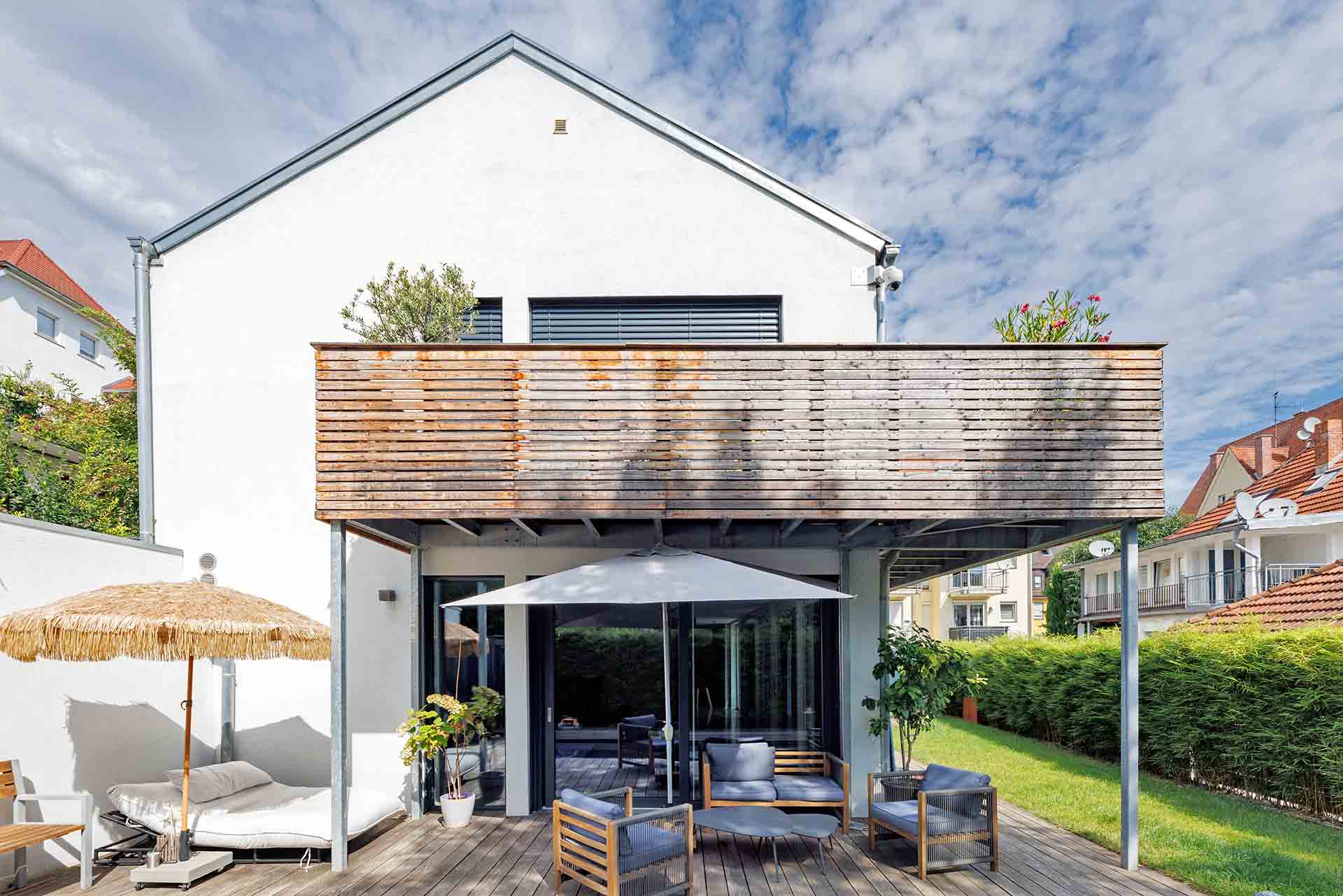 Terrasse und Balkon von Familie Wimmer