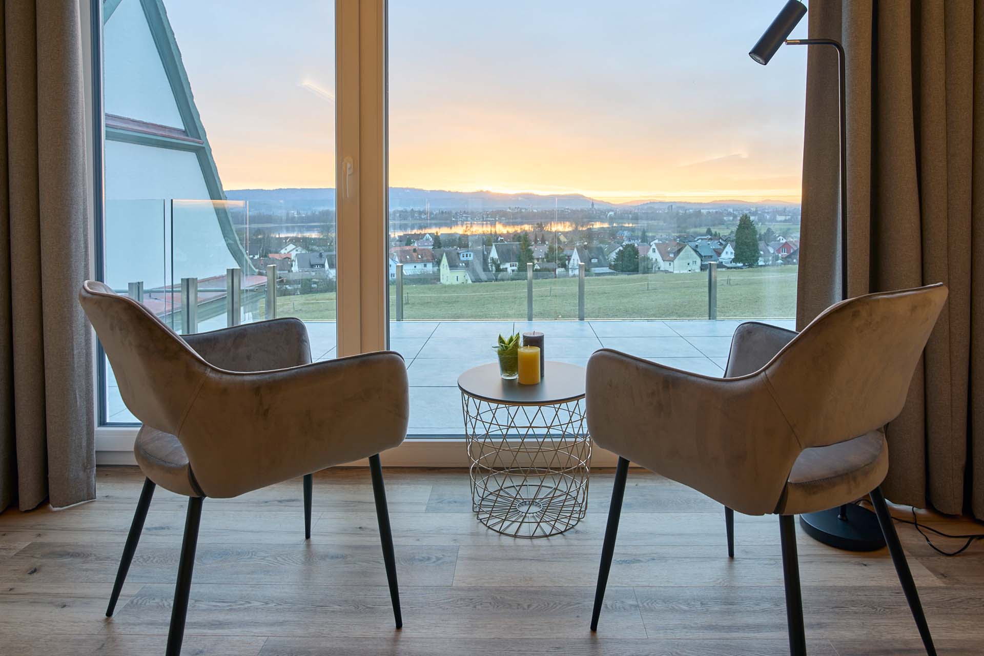 Hotelzimmer mit großzügigem Balkon