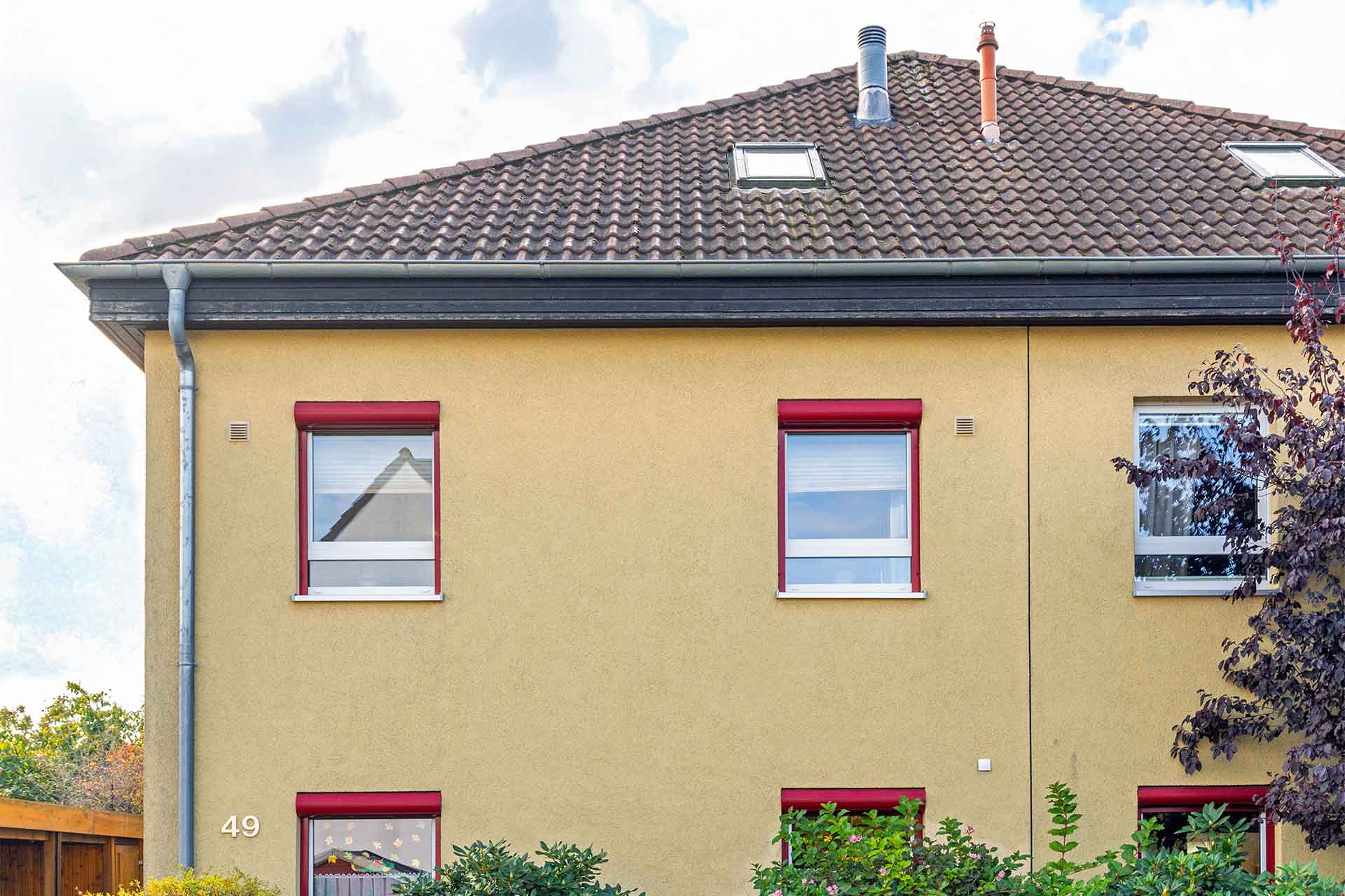 Straßenansicht Doppelhaushälfte in Celle