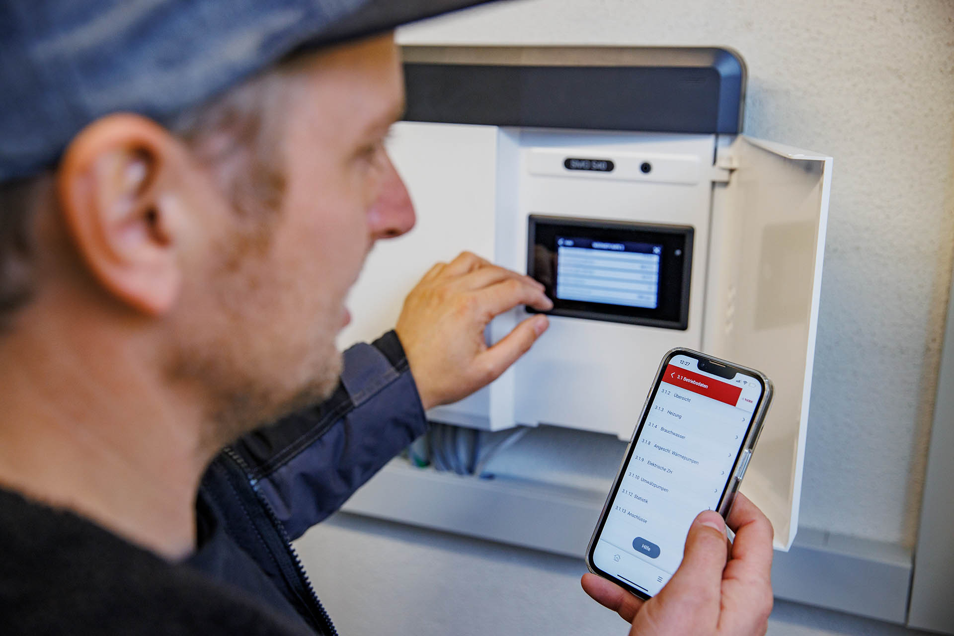 NIBE Installateur vor Ort