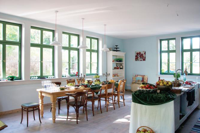 Sanierte Küche im Bernhardhaus
