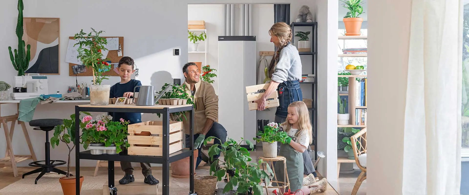 NIBE family gardening