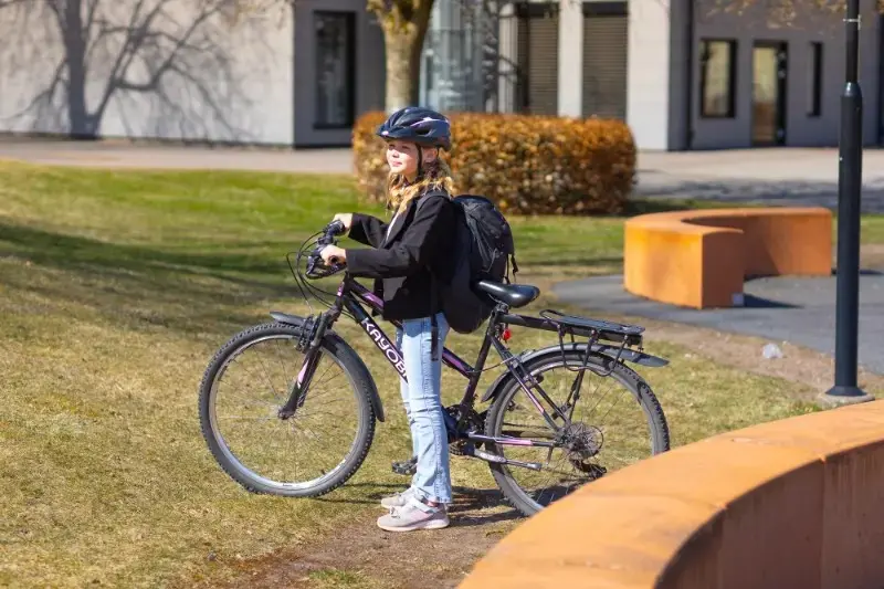 Säkert med cykel