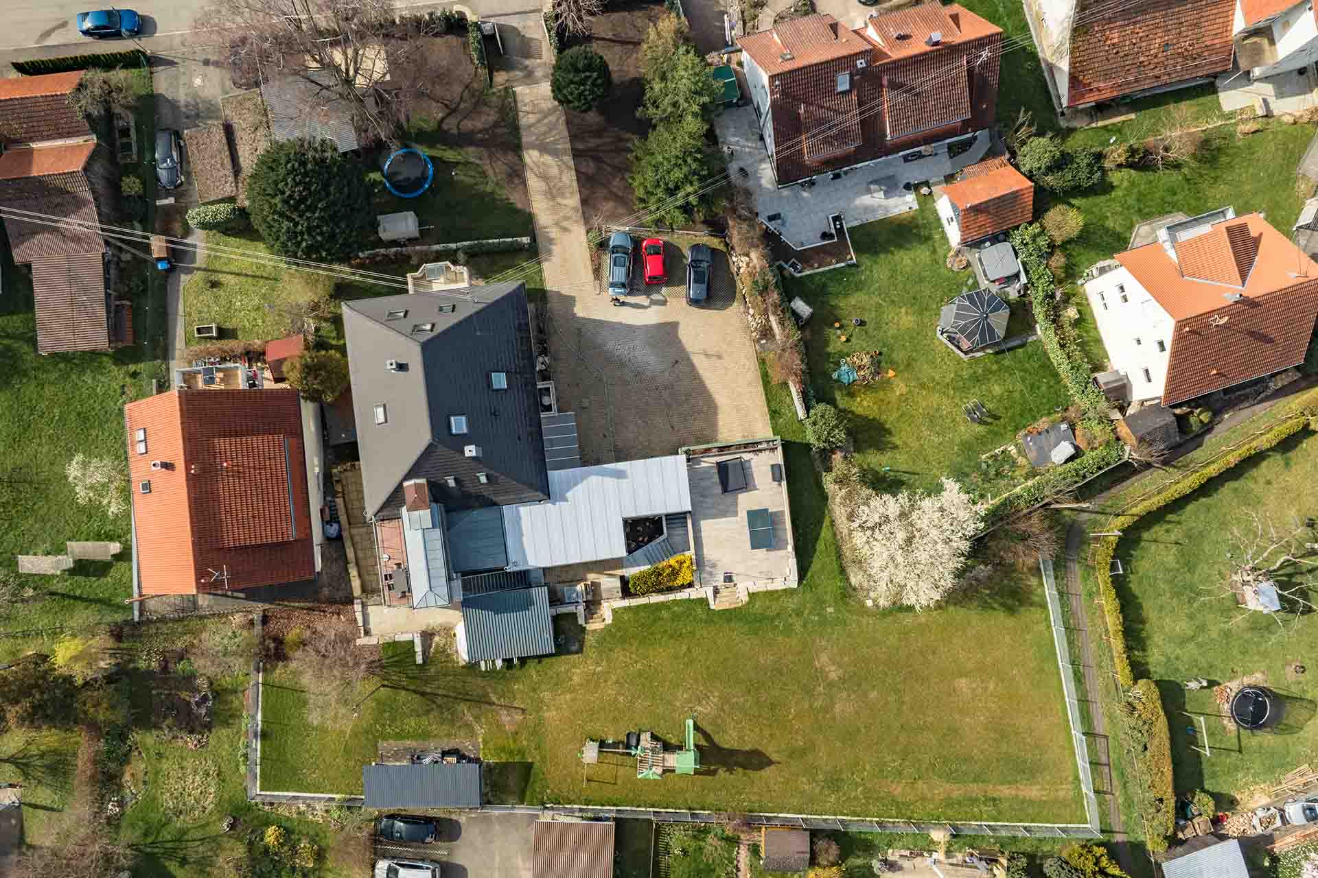 Luftaufnahme Grundstück Familie Sippel