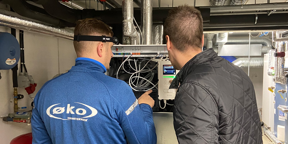 Øko AS sørger for at anlegget er riktig installert