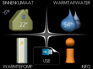 Selecteer het USB-menu en druk op OK.