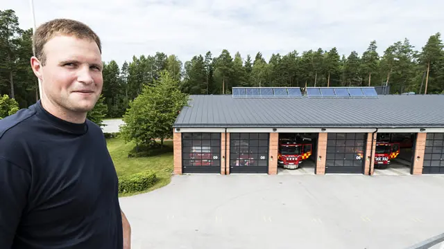 Referanse solfangere i kombinasjon med bergvarme.