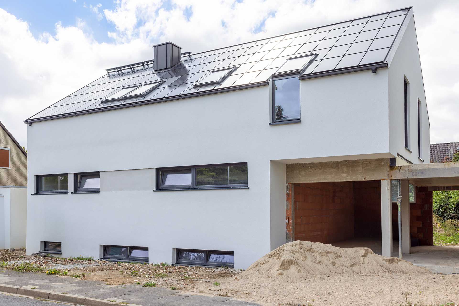 Einfamilienhaus in Wolfsburg mit Solardach