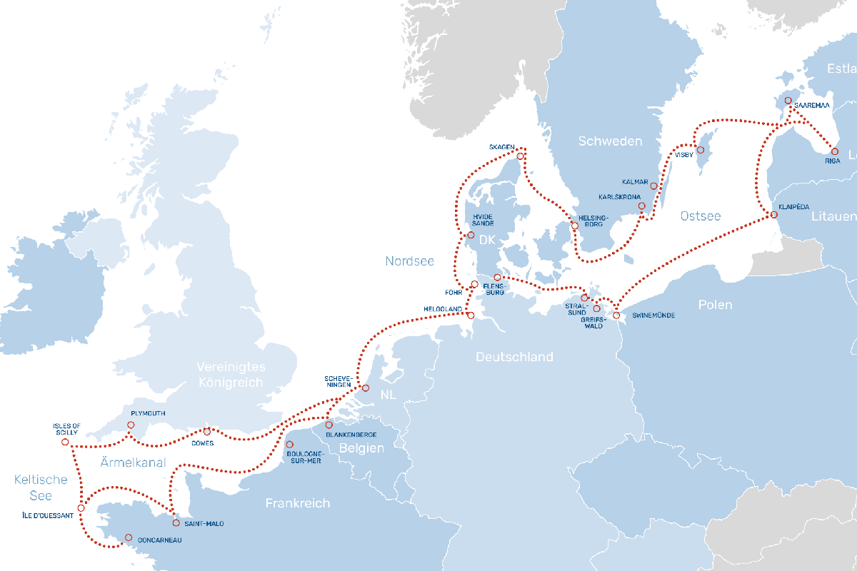 Route der Expedition 2025