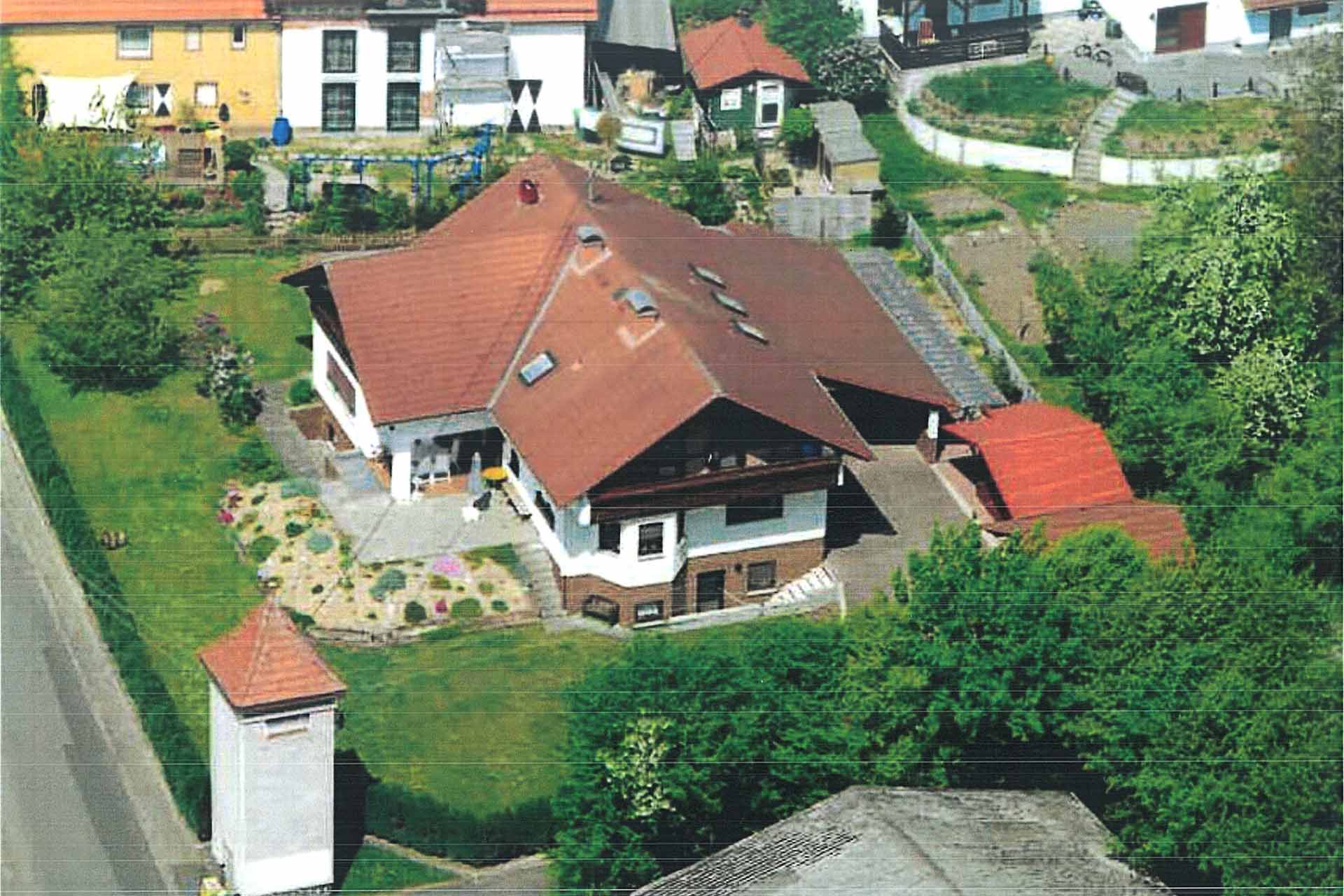 Das ursprüngliche Einfamilienhaus vor der Sanierung.