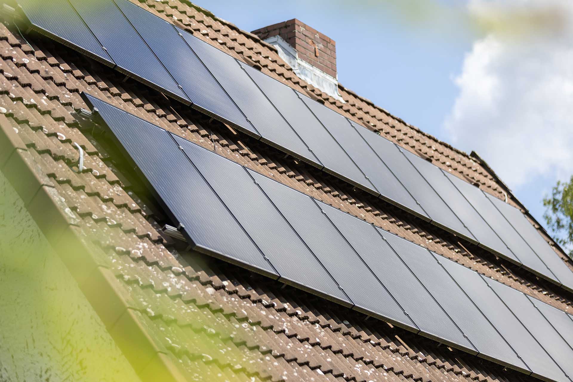 PV-Anlage auf dem Dach