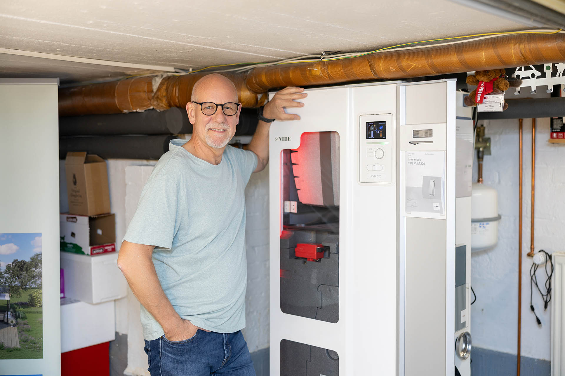 Mathias an seiner VVM 320