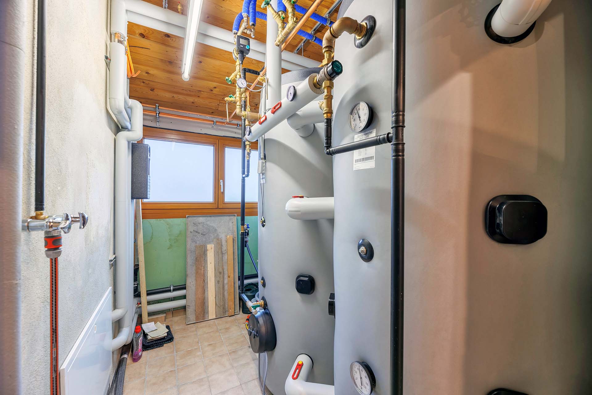 Warmwasserspeicher im HWR