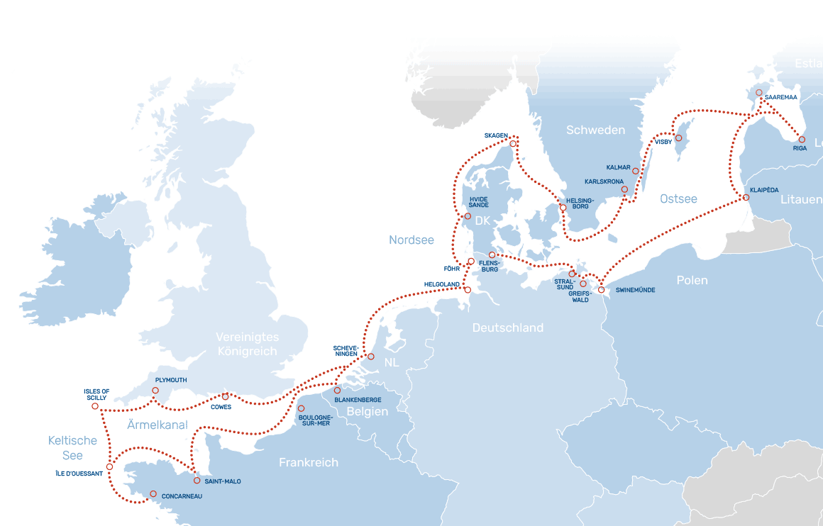 Route der Expedition 2025