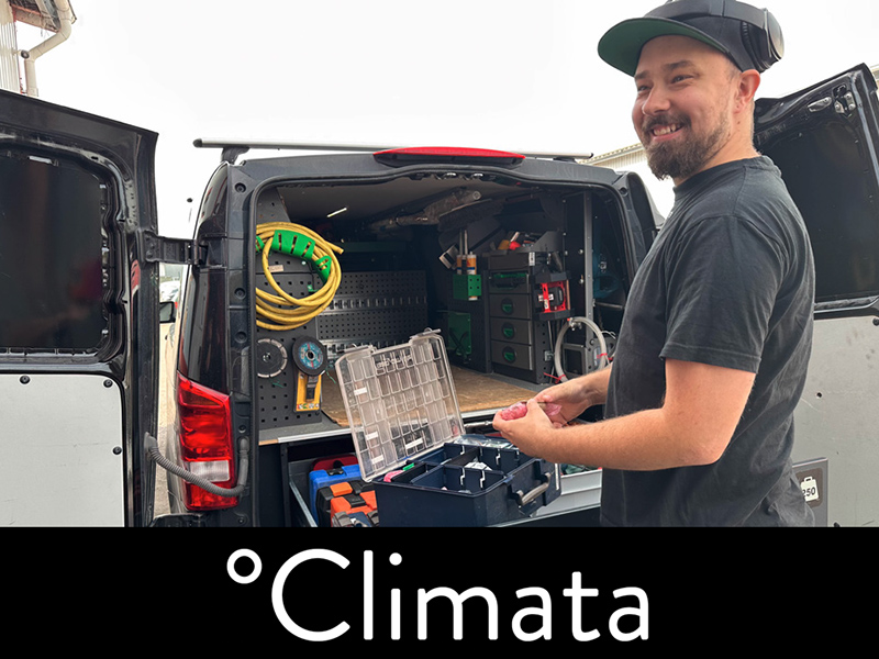 Climata AB installerar värmepumpar i Falkenberg