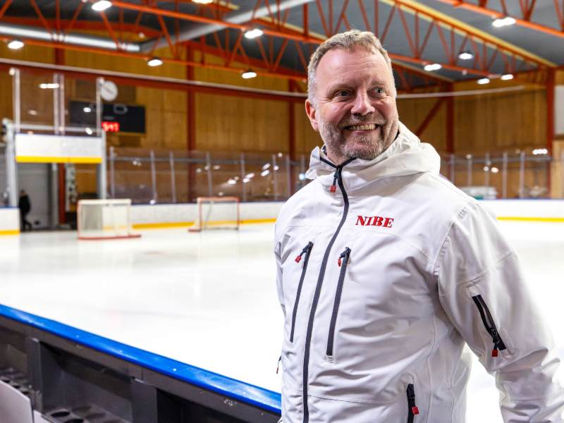 Fredrik vid isen