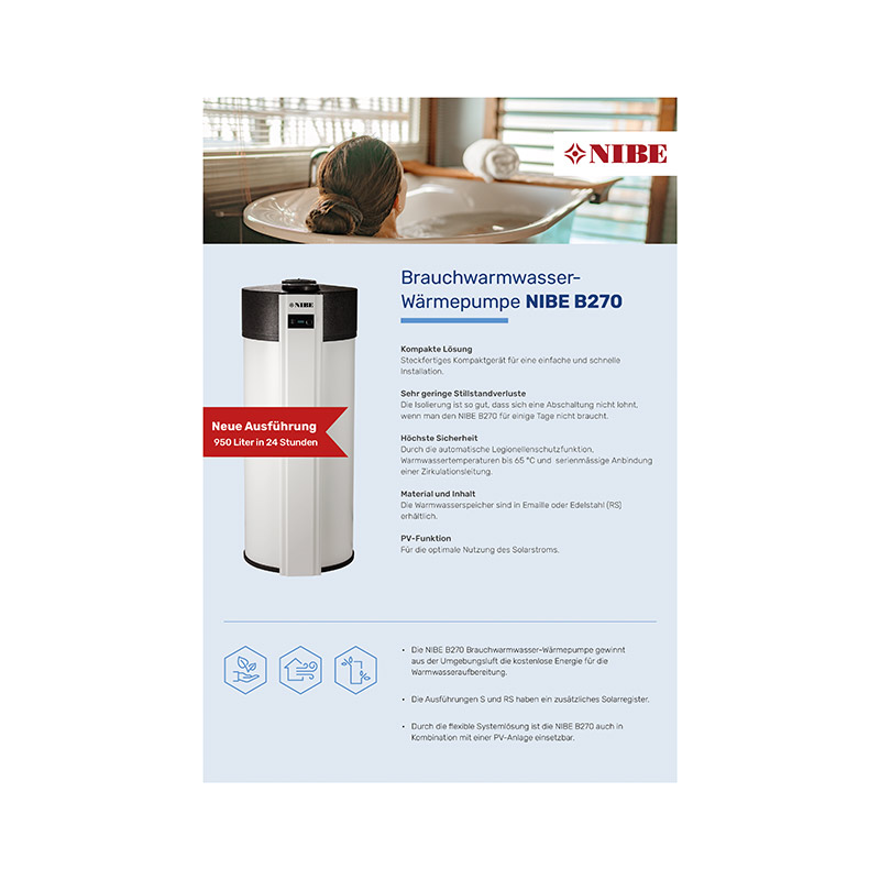 Flyer NIBE B270