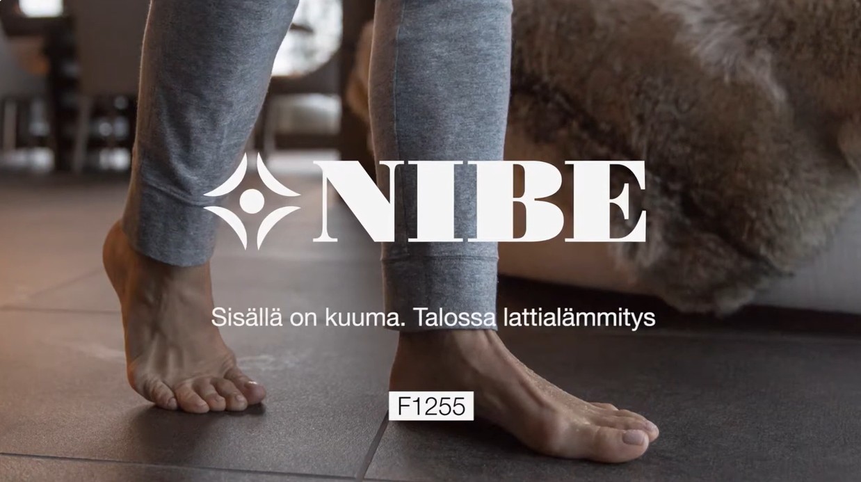 NIBE F1255: Jos sisällä on kylmä ja kodissasi on patterilämmitys