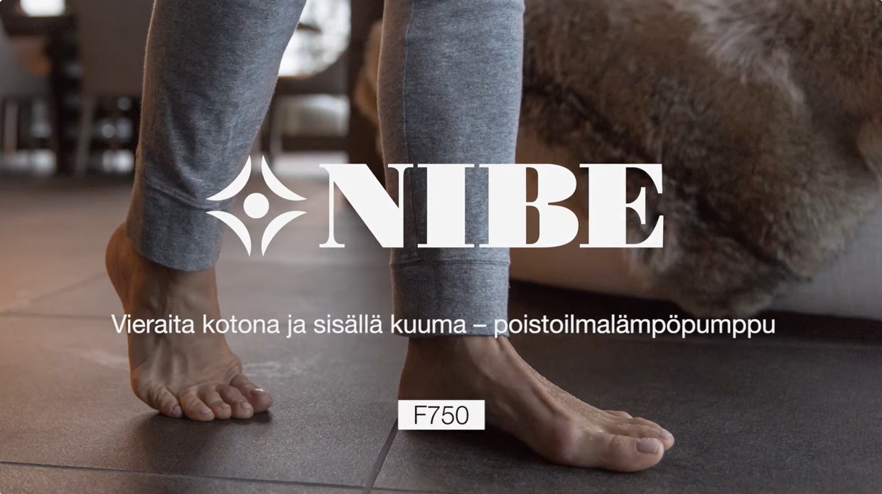 NIBE F750: Vieraita kotona ja sisällä kuuma - poistoilmalämpöpumpun säätäminen