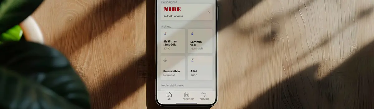 NIBe-myUplink-sovellus