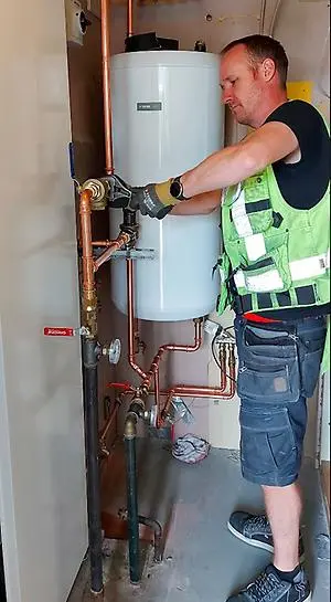 NIBE maalämpöpumpun asennus