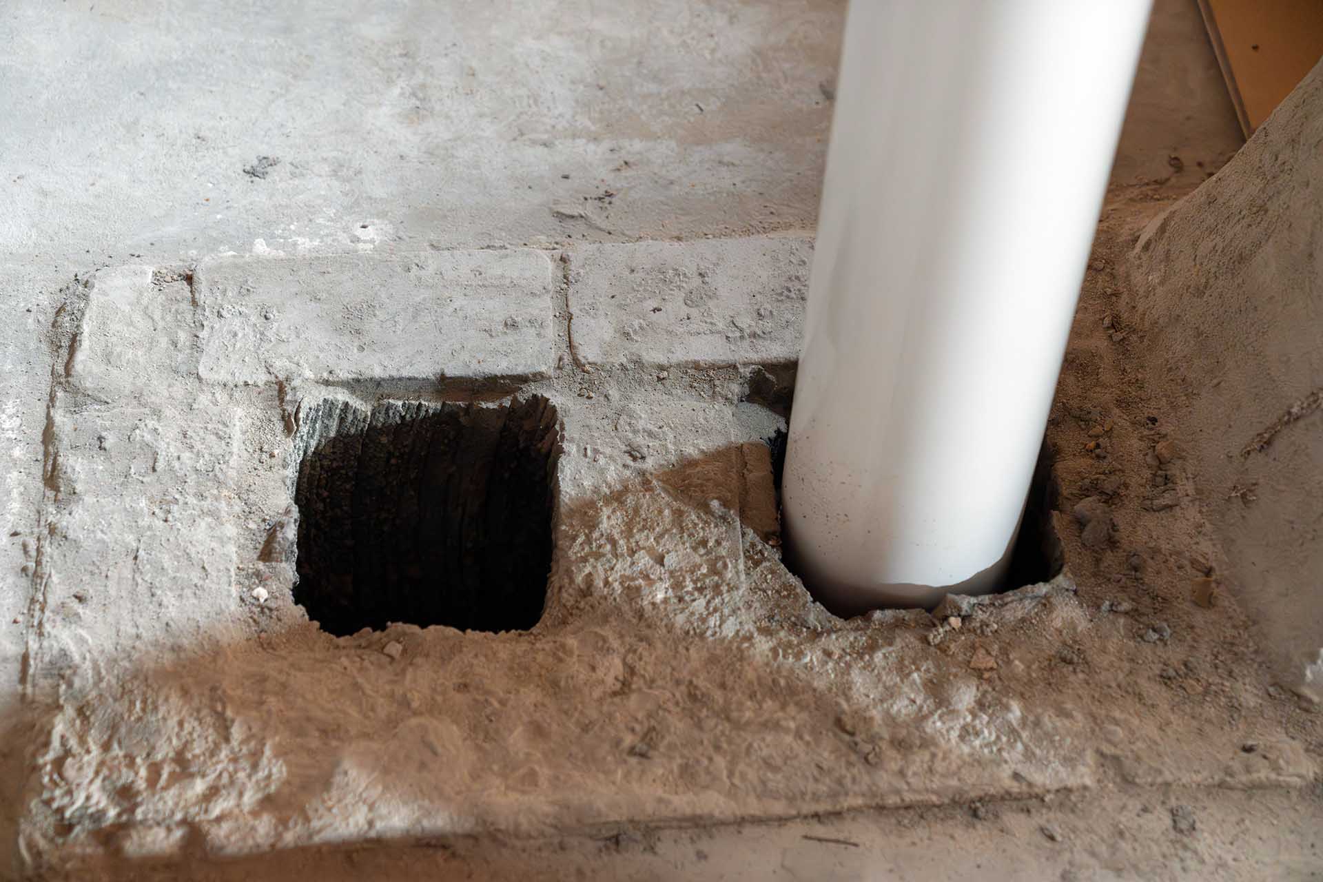 Leitungen in Schornsteinzügen