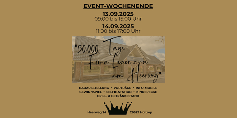 Flyer Firmenjubiläum