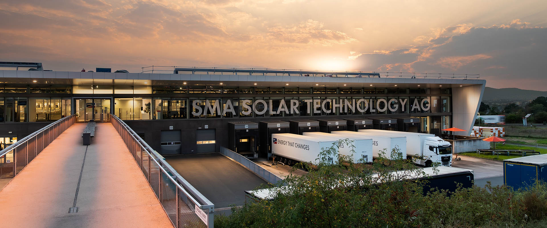 SMA Hauptsitz Luftaufnahme