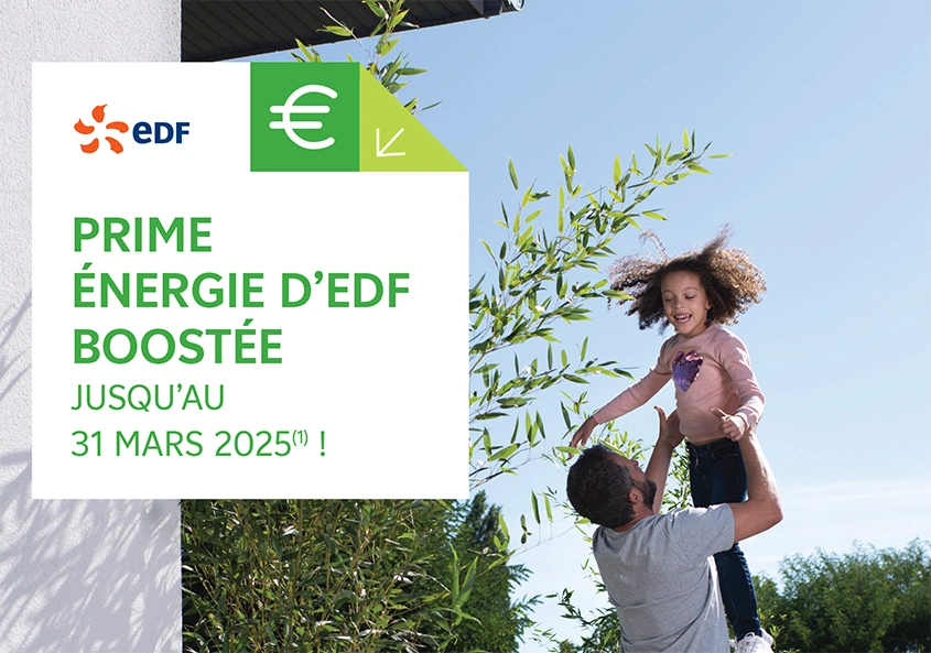 Prime énergie d'edf boostée