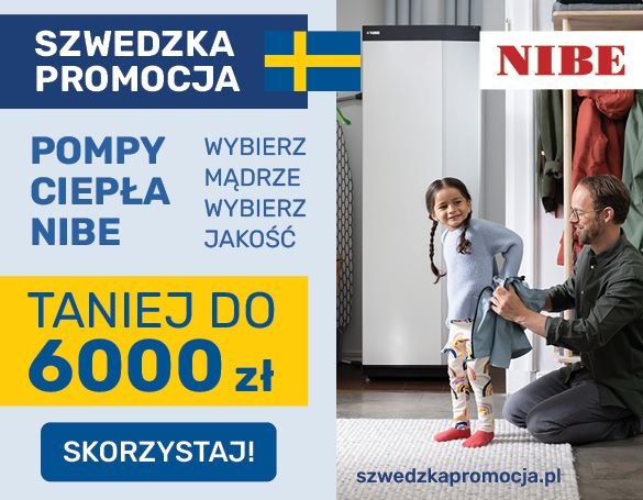 SZWEDZKA PROMOCJA POMP CIEPŁA NIBE – WIOSNA 2025