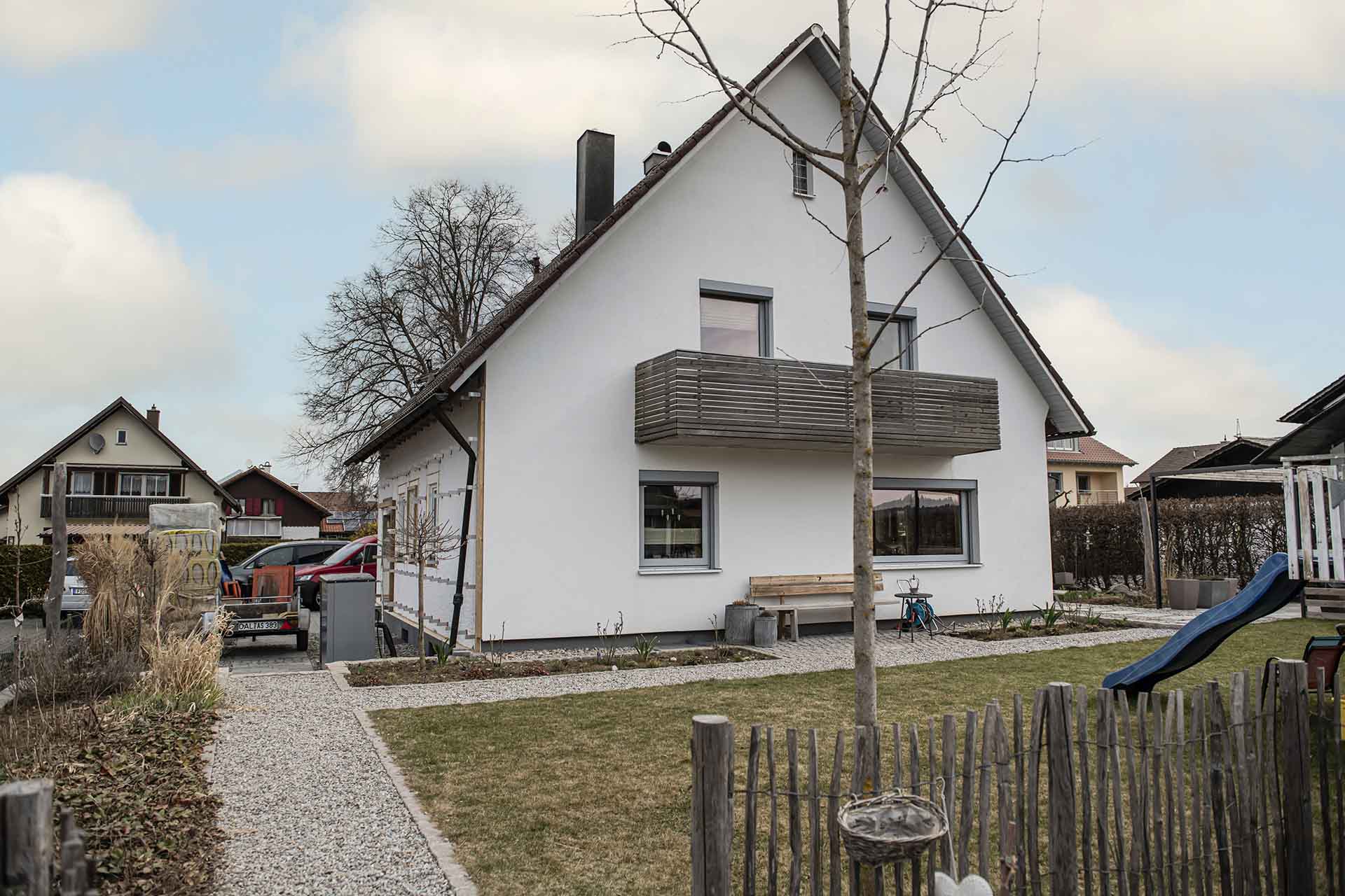 Einfamilienhaus von Fam. Elsinger mit einer NIBE Wärmepumpe