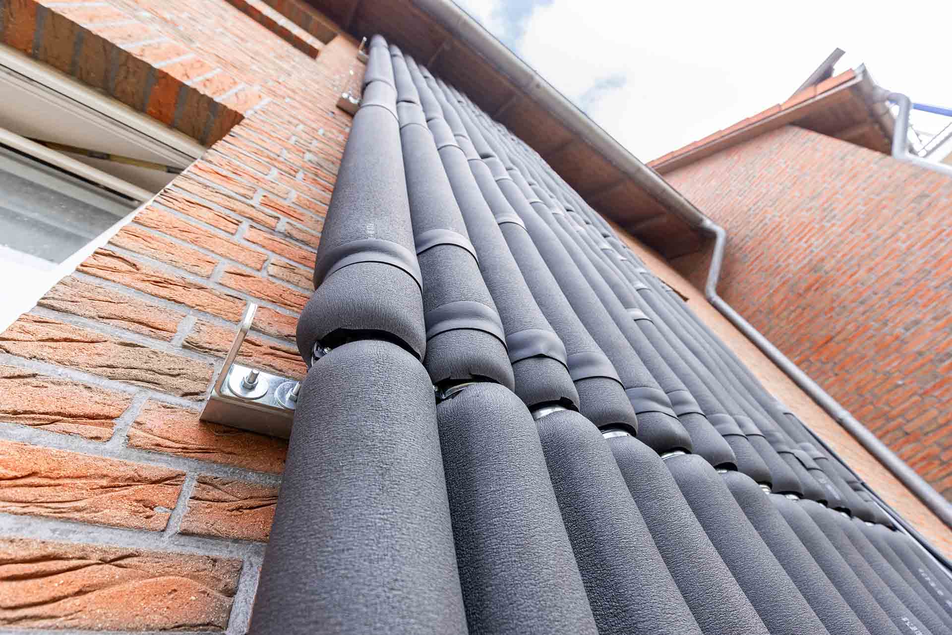 Leitungen zum Technikraum