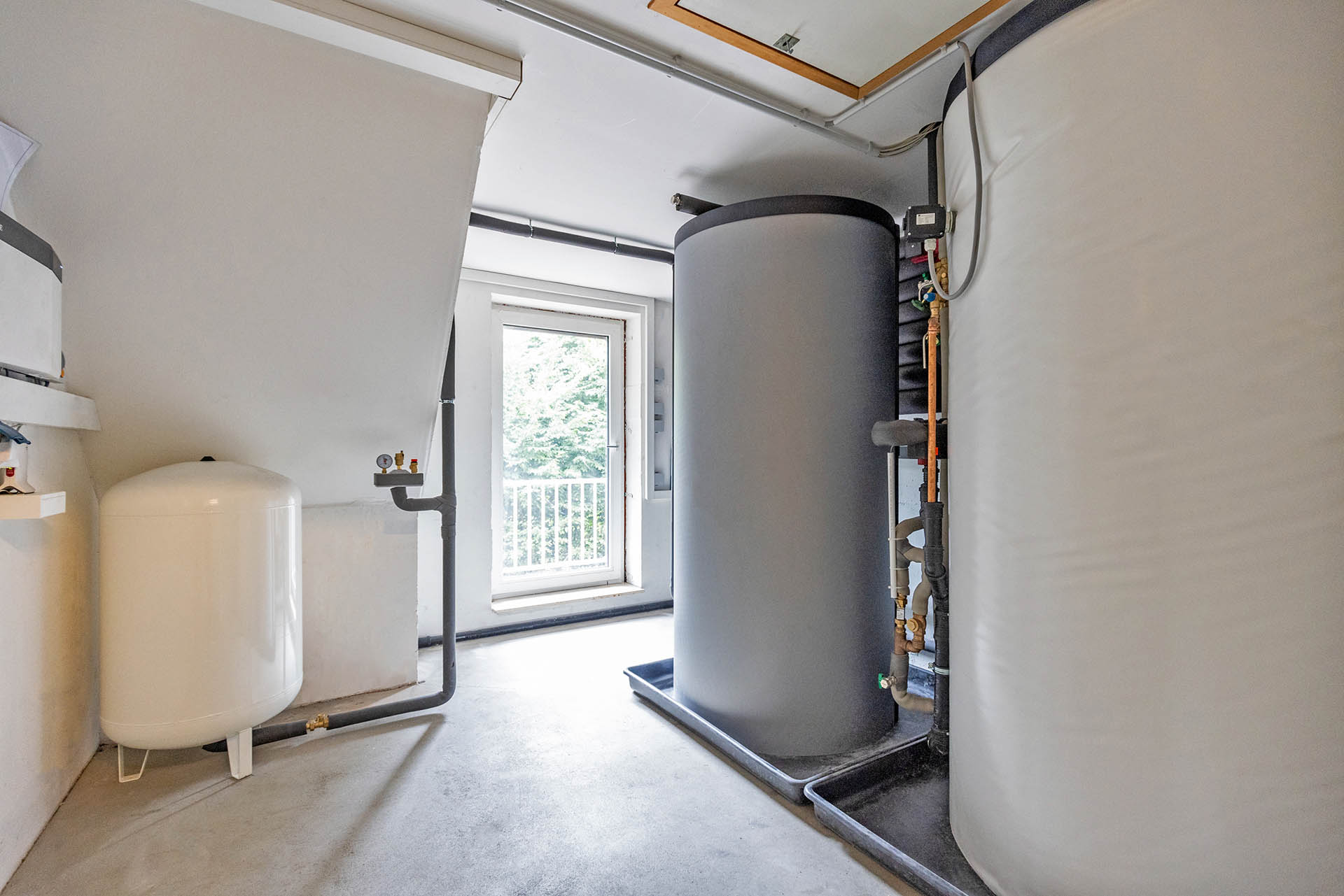Speicher im Technikraum