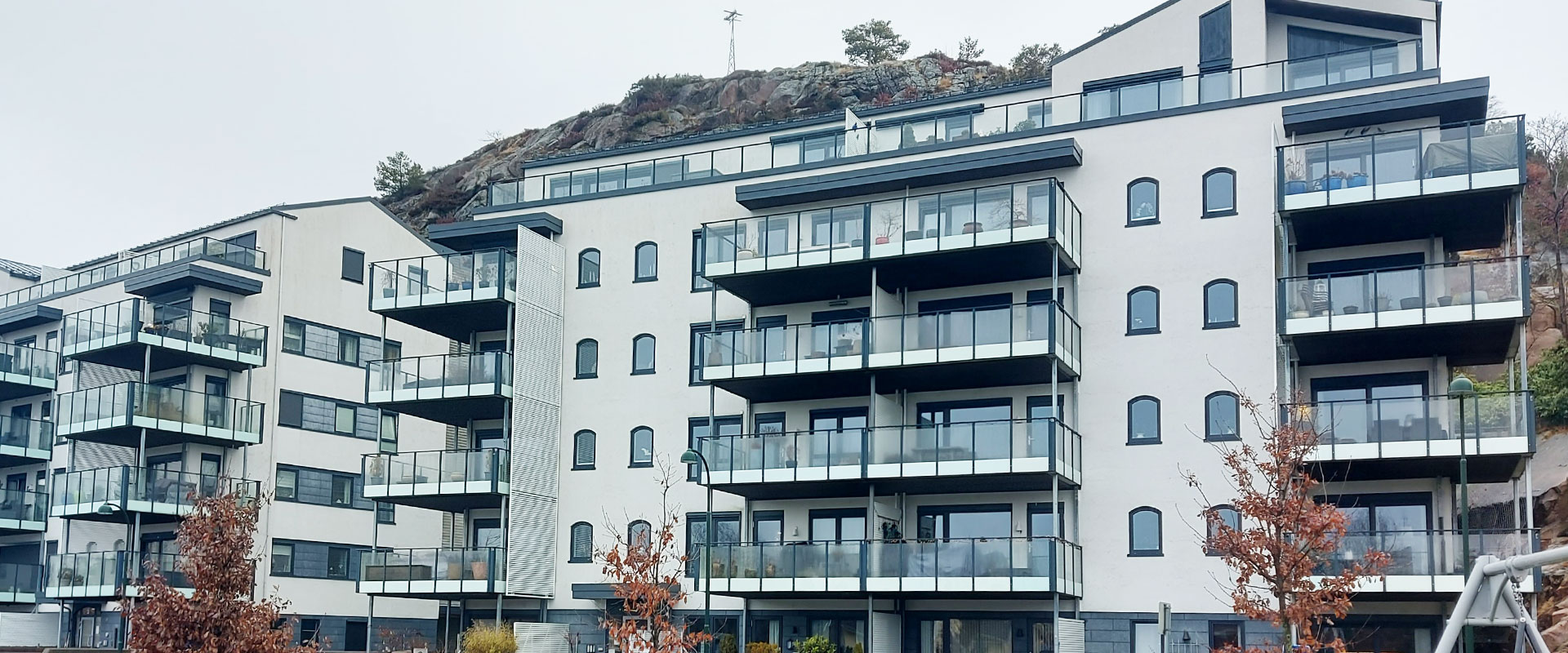 Fuhr Park 1, sett fra lekeplassen
