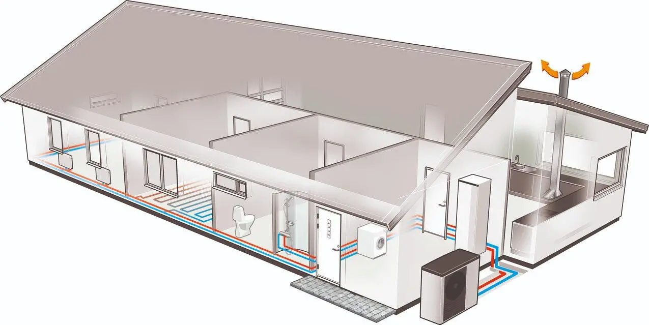 how air source heat pump works