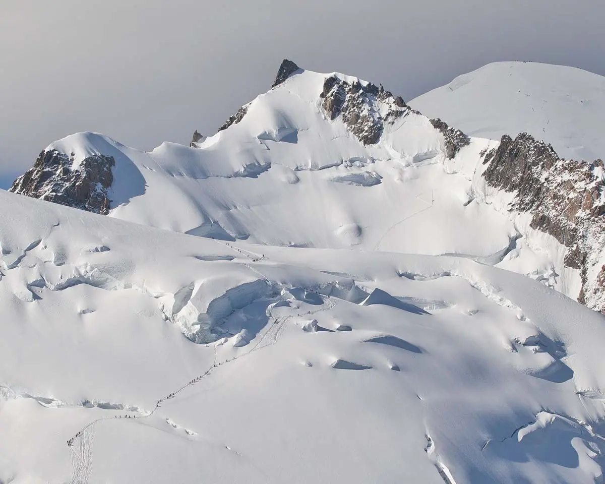 Winter mountains