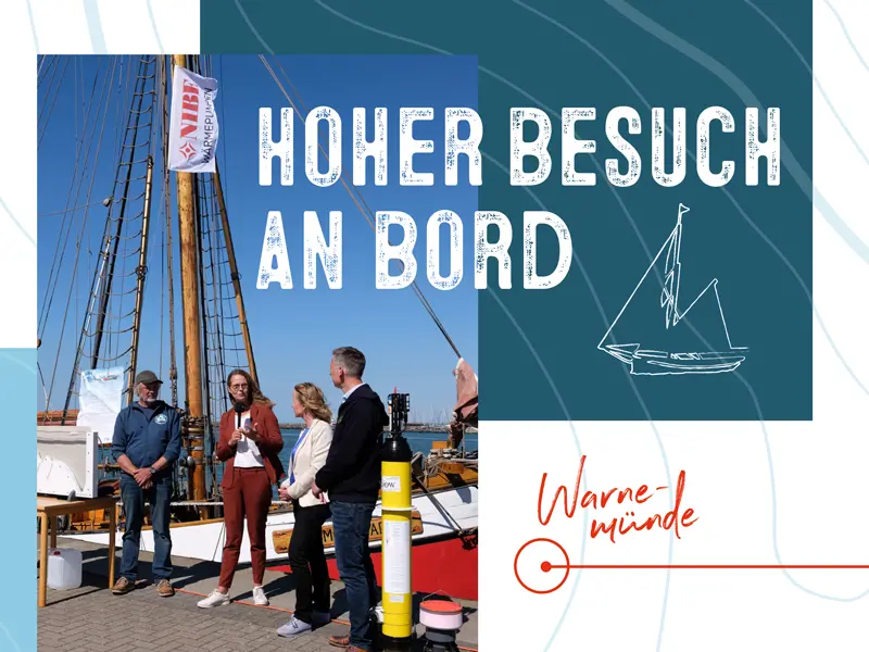 NIBE Ocean Change - Hoher Besuch an Bord